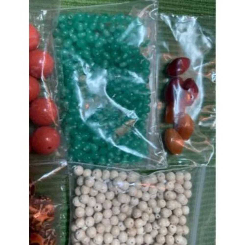 Mixed Craft Beads Set Round & Assorted Colors DIY Jewelry Crafts